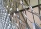 Railing Stainless Steel Rope Mesh For Bridge , Staircase Fence Mesh In SS Cable
