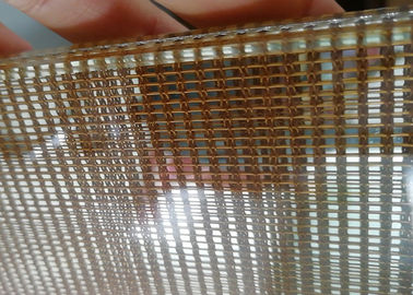 5 + 5 Mm Wire Mesh Laminated Glass Architectural Applications