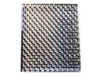 Custom Weave Wire Fabric Laminated Glass For Ground Level Windows Doors