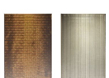 Bronze Copper Wire Mesh Art Laminated Glass shower Screen