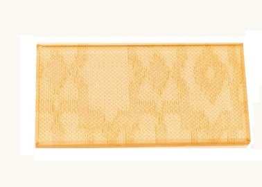 Tinted Color Metal Fabric Decorative Laminated Glass 6MM