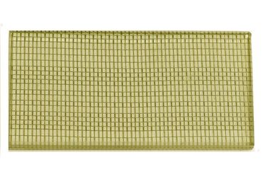 Gold Metallic Mesh Fabric Laminated Glass