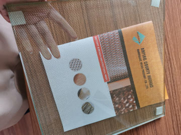 Enclosure Wired Security Laminated Glass Stainless Steel Wire Mesh
