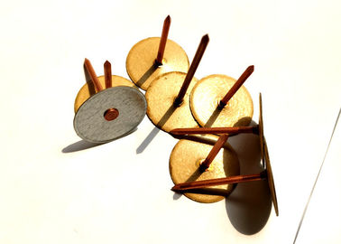 Bevel Edge Cup Head Insulation Weld Pins With retaining washer