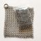 Kitchen Cleaning 1.2mm X 10mm Stainless Steel Chainmail Ring Scrubber
