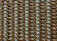 Copper Color Chainmail 1mm Metal Ring Mesh For Interior And Exterior Curtain
