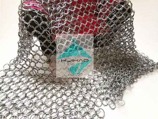 Weave Type Carton Steel Round Ring Mesh Chainmail Ring Belt