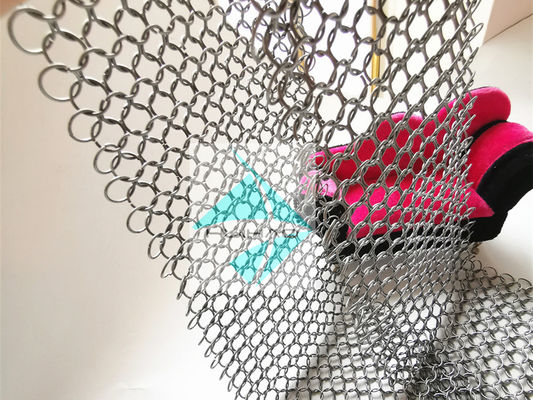 Weave Type Carton Steel Round Ring Mesh Chainmail Ring Belt