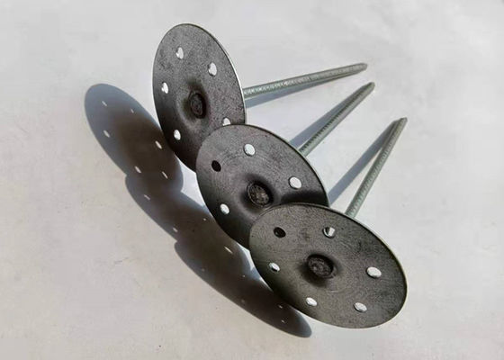 40 mm Diameter Steel Round 50 mm Length Perforated Base Insulation Hangers