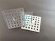 Square 2&quot; Zinc Plated Perforated Base Insulation Hanger Studs Pins Fixing Glass Wool On Wall