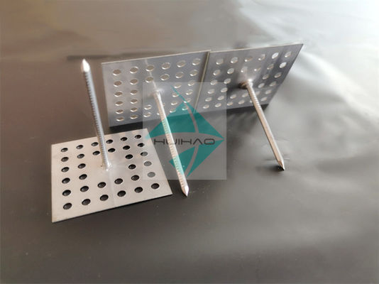 40mm Square Iso Perforated Base Insulation Hanger Fixing Stone Wool Panel