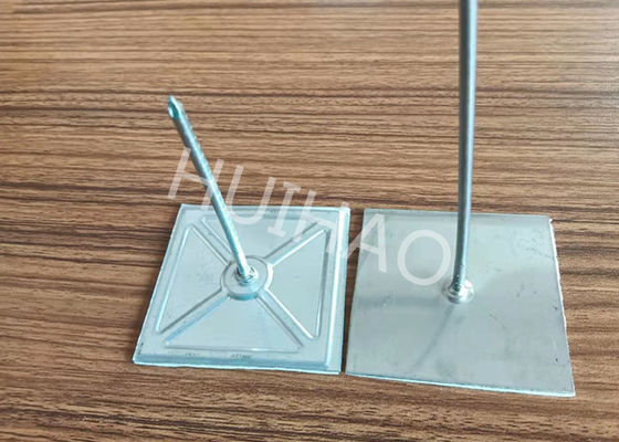 Steel Perforated Base  Insulation Pins Fix Insulation Rough Surface12Ga Dia 63.5mm
