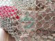 Silver Coated Round 304 Stainless Steel Ring Mesh