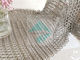 Silver Coated Round 304 Stainless Steel Ring Mesh