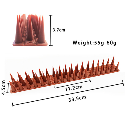 Plastic Fence Wall Anti Climb Bird Deterrent Spikes Use Design On Rooftops Fence