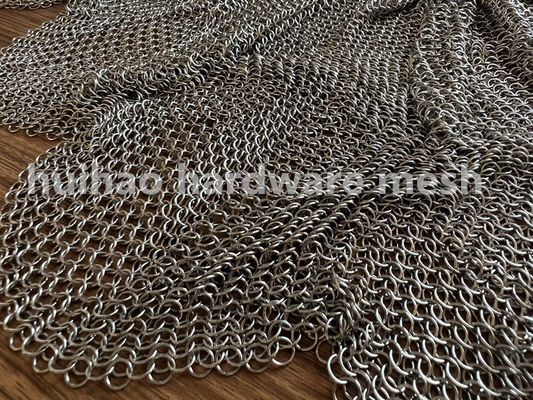 304 Ss Chain Mail Ring Metal Mesh Drapery For Decoration Drivider