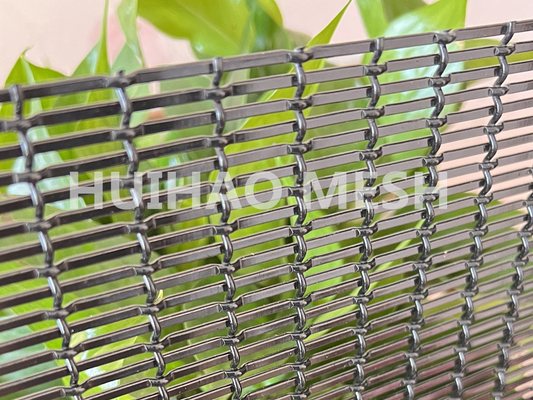 Aisi 304 Cable Wire Mesh Drapery 4000 Mm Width