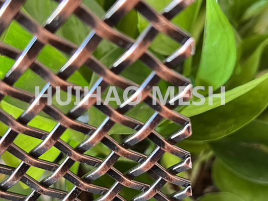 42% Open Area Antique Bronze Decorative Steel Wire Mesh Ss 304 For Furniture Cabinet Door