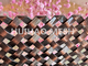 17.4% Open Area Architectural Woven Mesh Anti Brass Finished Decorative For Cabinet