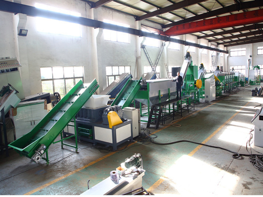 Pe Pp Film Bags 300kg/H Plastic Recycling Line For Dirty Films Agricultural Films Washing