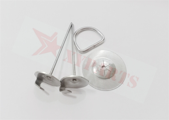 4-1/2&quot; 14 Gauge Stainless Steel Lacing Anchors With Self Locking Washers