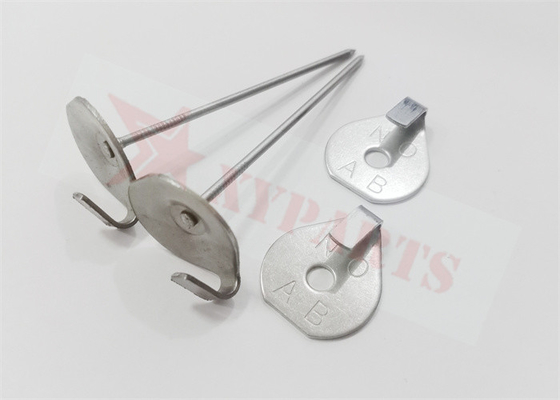 12ga 2-1/2" Insulation Lacing Anchors To Secure Removable Insulation Pad