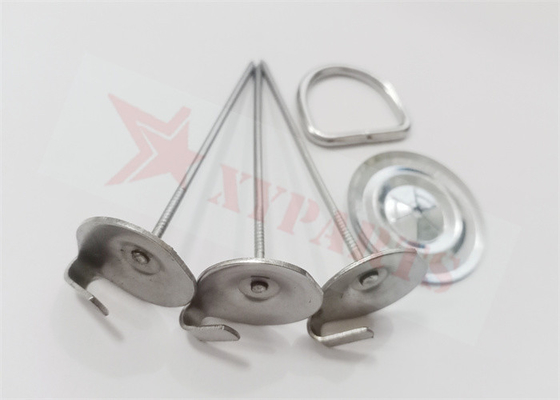 12ga 2-1/2" Insulation Lacing Anchors To Secure Removable Insulation Pad
