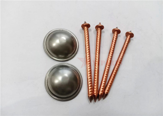 Low Carbon Steel Cd Insulation Nails 3mm Diameter With Self Locking Washers