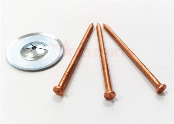 5mm Capacitor Discharge Weld Pins Low Carbon Steel Copper Coating