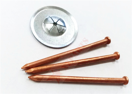 5mm Capacitor Discharge Weld Pins Low Carbon Steel Copper Coating