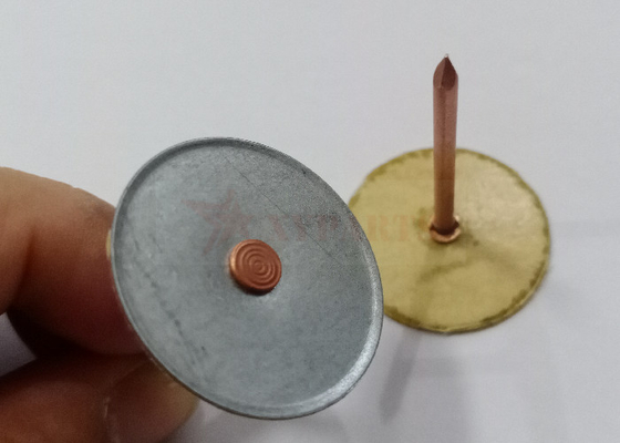 Cup Head CD Weld Pins With Insulated Base For Duct Liner Insulation