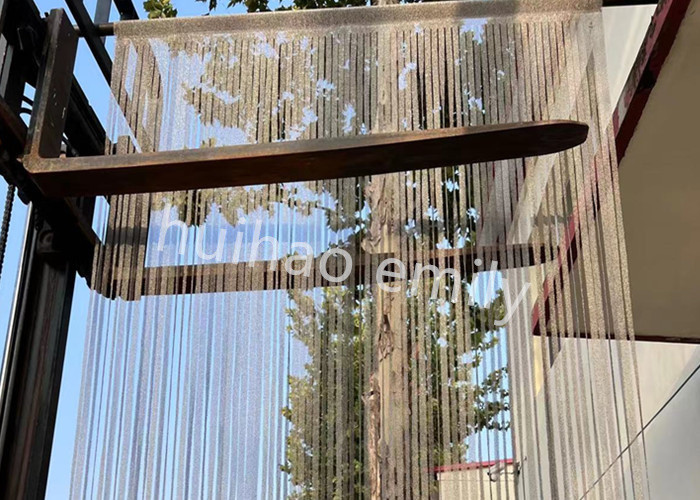 Stainless Steel 7mm Ring Mesh Curtain For Interior Decoration