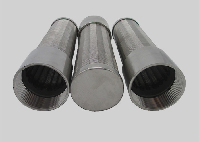 Wedge Wire Screen Pipe 6M L Johnson Screen for Paper Mill / Fluid ...