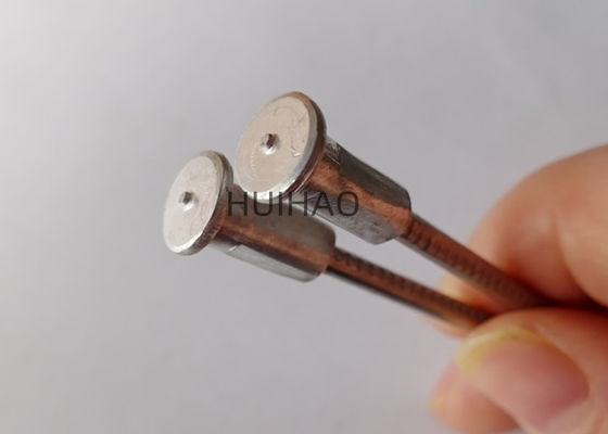 3 X 75mm Bi-metallic CD Weld Blunt Headed Pins With Aluminum Base