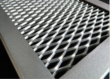 Architectural Building Expanded Mesh Curtain Wall With Fixing L Type Frame
