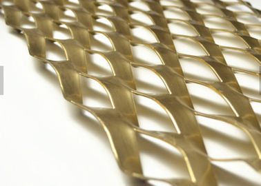 Outdoor Paint Architecture Expanded Metal Mesh Used For Sunscreens Panel