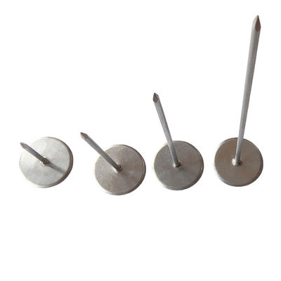 Galvanized Steel Self Sealing Pins With Cup Head Base For HVAC Insulation