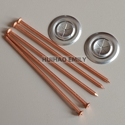 3x65mm Insulation Fastener CD Weld Stud Pins With Copper Coated