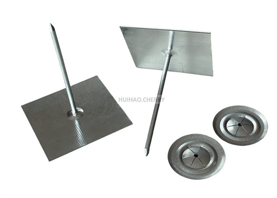Galvanized Steel Self Adhesive Insulation Pins For Insulation Attachment