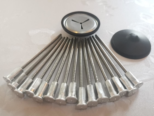 3mm X 65mm Stud Welding Pins Bi- Metallic Pins With 6 X 15 Mm Aluminum Insulated Heads