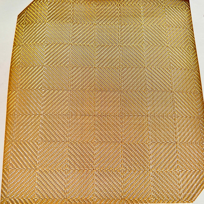 Custom Brass Wire Mesh For Retail Backdrops