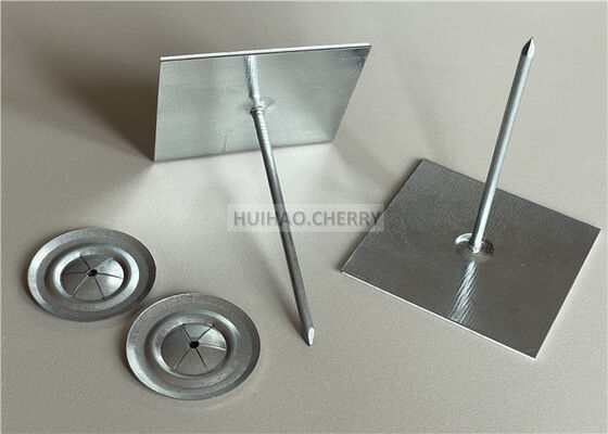 Double Face Tape Self Adhesive Insulation Pins 12Ga Dia With Clip Fix Glass Wool