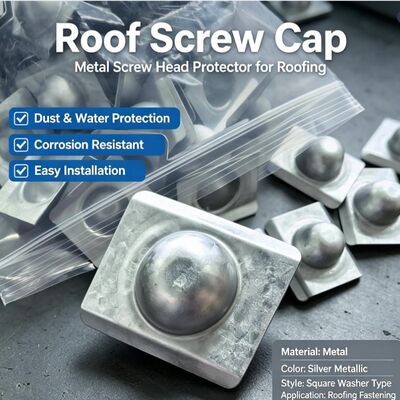 Galvanized Steel Rectangle Roof Cap Washers For Cover Roofing Screw UV resistant
