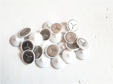Stainless Steel Self Locking Washer With White Plastic Cap For Fixing 12Ga Pin