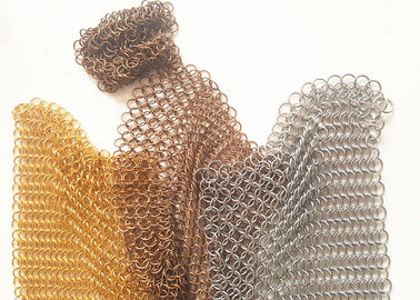 1.2MMX10MM Fire Protection Metal Ring Mesh for Partition Wall Fabrication