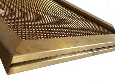 Spraying Color Flexible Mesh Type Privacy Ceiling Panel With Replaceable Frame