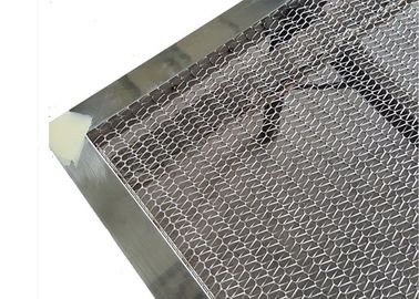 Spiral Weave Mesh Type Shopping Mall Ceiling Panel With Install Parts 950x4880mm