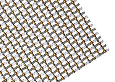 Wall Cladding Atlantic Architectural Metal Fabric With Crimped Flat Wire