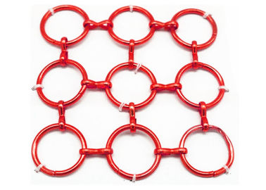 Ring Metal Mesh Drapery For Hotel Interiors Partition Or Exterior Rain Screens