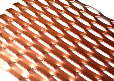 Paint Treatment 3D Expanded metal Mesh For Decorative Metallic Screen1220x2440mm